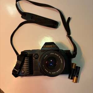 Vintage Canon T70 35mm Film SLR Camera with Canon FD 50mm f/1.8 Lens